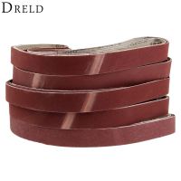 DRELD 5Pcs 760x25mm Abrasive Sanding Belts 1 x30 Sanding Paper for Belt Sander Grinding Polishing Woodworking Tool 120-600 Grit