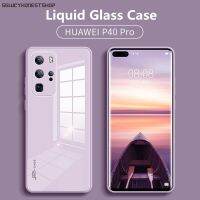 Original Liquid Tempered Glass Case For HuaWei P40 Pro Plus P30 Pro Nova 6 5G Nova 7 SE Pro Cell Phone Lens Protection Cover Phone Cases