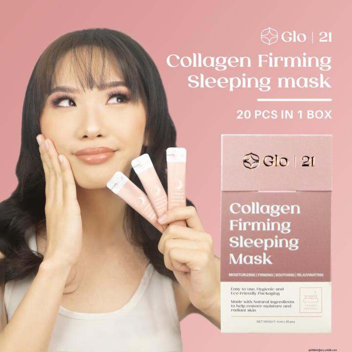 final general good ☟GLO21 Collagen Firming Sleeping Mask + GLO21