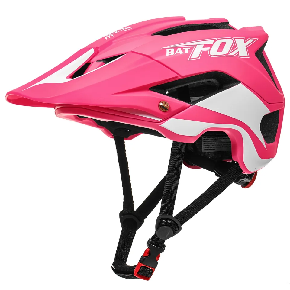 pink fox mtb helmet