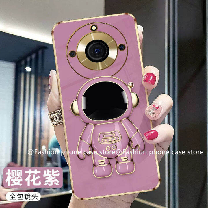 เคสโทรศัพท์-realme11pro-realme11pro-5g-phone-case-เคส-realme-11-pro-5g-เคสที่วางโทรศัพท์ล่องหนแฟชั่นนักบินอวกาศเคสเคสนิ่มเคลือบอิเล็คโทรเพลท2023