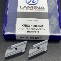 คุณภาพสูง 10PCS KNUX160405R LT10-PVD คาร์ไบด์แทรกเครื่องมือกลึงเครื่องตัดหลังภายในเครื่องมือตัด CNC KNUX160405R