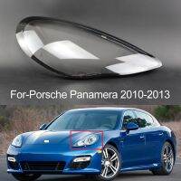 [New Changes]✦ 2ชิ้นต่อคู่สำหรับ-พอร์ช Panamera 2010 2011-2013ขวา/ไฟหน้าซ้ายฝาครอบโป๊ะโคมไฟเลนส์ใส