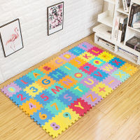 Baby Play Mat Montessori Children Toys Children Car Puzzle EVA Tiles Alphabet Numbers And Symbol 15*15cm Small Size