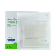 5Pcs Alginate Wound Dressing Wound Care Absorbent Pad Non