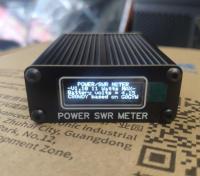 มินิ QRP 80W 1.6Mhz-30Mhz SWR HF คลื่นสั้นเครื่องวัดคลื่นยืน SWR และเครื่องวัดพลังงาน + แบตเตอรี่ + OLED + USB