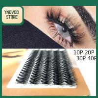 YNDVQO STORE 5Rows การต่อขนตา ปริมาณ ขนตามิงค์ ขนตาแต่ละเส้น ขนตาปลอม คลัสเตอร์หนา นุ่มอย่างเป็นธรรมชาติ