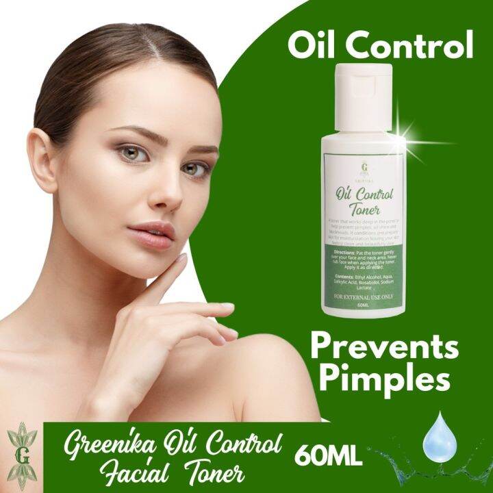 Greenika Oil Control Facial Toner Cleanser Remove Blackheads Whiteheads