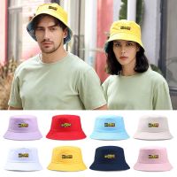 ABASE หมวกแก๊ปหมวกชาวประมง Topi Bucket หมวกปานามาลำลองผ้าฝ้ายฤดูร้อนระบายอากาศ