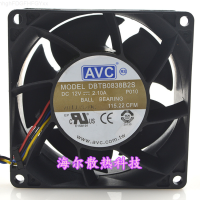 Fnhg พัดลม DBTB0838B2S AVC 8038 12V 2.10A อุณหภูมิ PWM ควบคุมด้วยความเร็วสูงปริมาณลมสูง