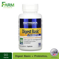 Enzymedica, Digest Basic + Probiotics, 90 Capsules