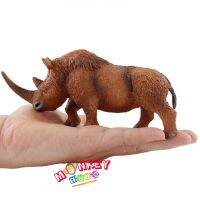 Monkey Toys - โมเดล ไดโนเสาร์ Wooly Rhinoceros ขนาด 16.00 CM (จากหาดใหญ่)