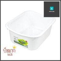 กะละมังล้างผักเหลี่ยม 34.5 ซม. MICRON 3035RECTANGULAR WASH BASIN MICRON 3035 34.5CM **ราคาดีที่สุด**