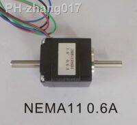 NEMA11 Dual Shaft Stepper Motor with 6N.cm 8.3 oz-in Length 33mm CE ROHS CNC Stepping Motor