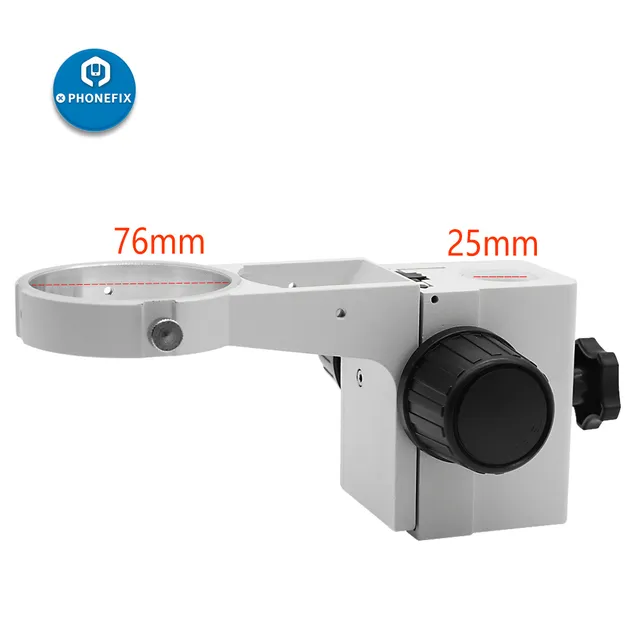 76mm Diameter Microscope Head Holder Stereo Zoom Microscope Stand
