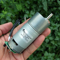 【☊HOT☊】 yihaobu กล่องเกียร์ความเร็วต่ำไมโคร37Mm Dc 24V 22Rpm แรงบิดสูงมอเตอร์เกียร์โลหะทั้งตัวมอเตอร์ลดความเร็วโมเดลรถยนต์ชุดควบคุมแขนกลหุ่นยนต์