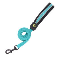 Dog Leash Reflective Nylon Running Pet Leash For Small And Large Pet Dogs 4.9 Ft Comfortable grip Length Rope