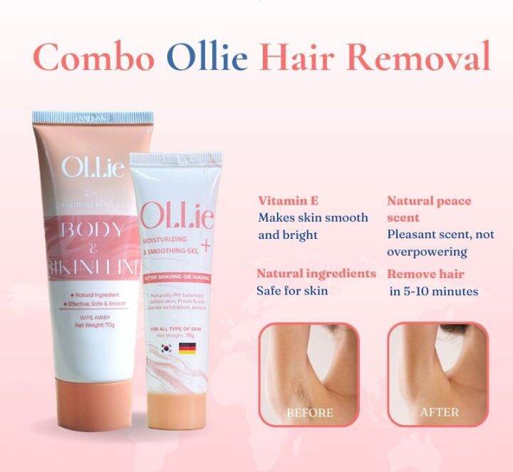 Ollie Safe Without Burn Hair Removal Cream Serum To Prevent Hair Regrowth Genital Hair 0679