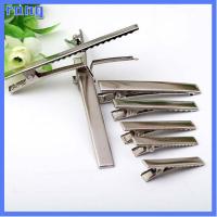 50PcsเงินDIYอุปกรณ์โลหะตกแต่งผมแคลมป์จระเข้กิ๊บปากเป็ดจระเข้คลิปผมHairpin