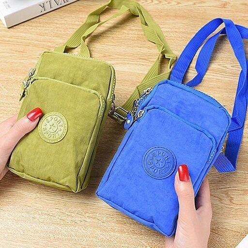 koreafashionshop-kr1735-กระเป๋าสะพายข้างใส่มือถือ-เป็นผ้าไนล่อน