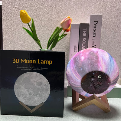 ลำโพงบลูทูธที่สร้างสรรค์ Planet Mars Night Light เครื่องประดับของขวัญเรืองแสงสเตเดสก์ท็อปโคมไฟตั้งโต๊ะของขวัญวันหยุด .