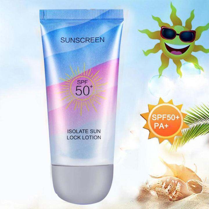 ZKYO 60ml Sunscreen For Face SPF50+ UV Isolation Cream Protection Body