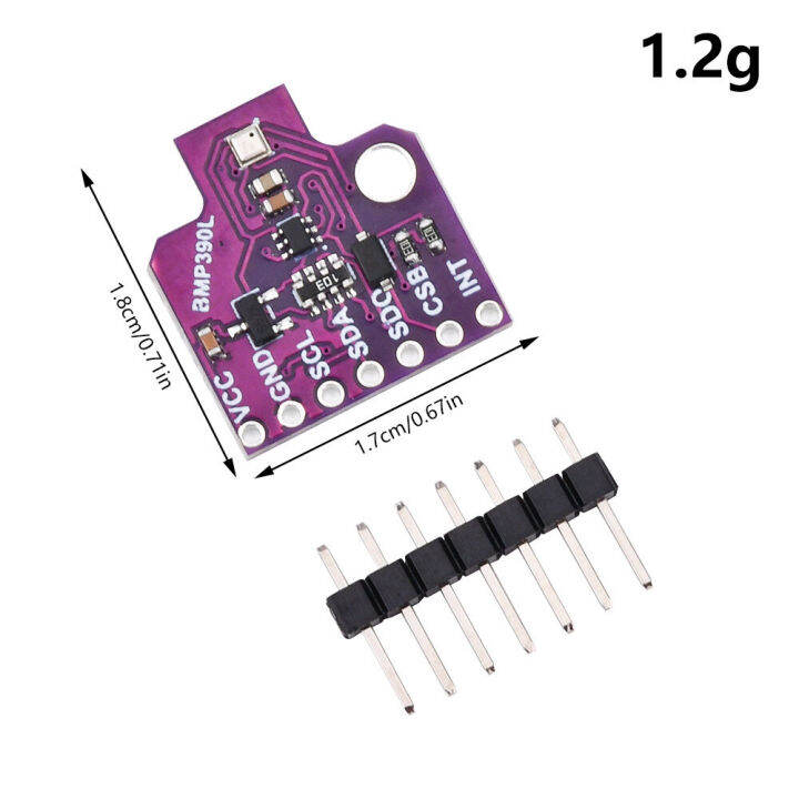 pcbfun-เซ็นเซอร์วัดความดันสูงดิจิทัลเซ็นเซอร์โมดูลวงจรวัดความดันบรรยากาศความแม่นยำสูง-bmp390l