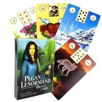 Pagan Lenormand Oracle การ์ดภาษาอังกฤษเต็มรูปแบบเกมกระดานคลาสสิกจินตนาการ Oracle Divination ไขมันเกมไพ่ทาโรต์พร้อม PDF