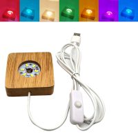 【YF】✷┅☒  Night Base Holder Display for Crystals Glass Illumination Lighting Accessories Handicraft