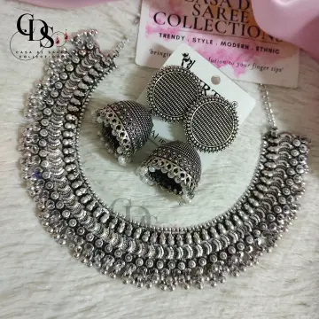 Buy oxidised hot sale necklace online