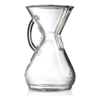 Chemex Pour-Over Glass Coffeemaker - Glass Handle Series - 8-Cup - Exclusive Packaging