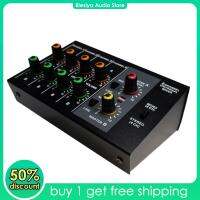 Blesiya Professional Audio Mixer เครื่องผสมขนาดเล็กขนาดกะทัดรัดพกพาสำหรับเวที