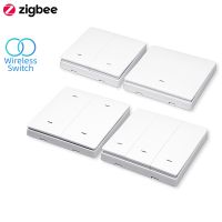 【hot】∋ Lonsonho Zigbee Scene 1 2 3 4 Gang Controller Sticker Switches Compatible ZHA Zigbee2MQTT