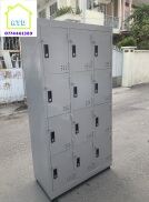 Tủ hồ sơ sắt văn phòng - tủ locker sắt đựng đồ cá nhân cho nhân viên 2, 4