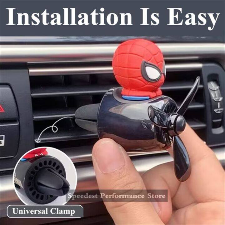 car-air-freshener-animation-fragrance-outlet-diffuser-magnetic-design-cartoon-aromatherapy