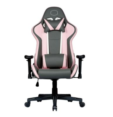 GAMING CHAIR (เก้าอี้เกมมิ่ง) COOLER MASTER CALIBER R1S ROSE (ROSE GRAY) (CMI-GCR1S-PKG) (ASSEMBLY REQUIRED)