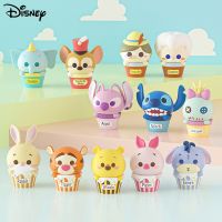 Disney Figure Toys Winnie the Pooh Mini Bean Series Pinocchio Eeyore Stitch Dumbo Angel Geppetto Anime Action Model Decoration