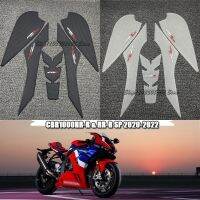 ✁ For Honda CBR1000RR-R and RR-R SP 2019-2022 Sticker Fishbone 3D Fuel Tank Pad Sticker Oil Gas Protection Cover Decoration