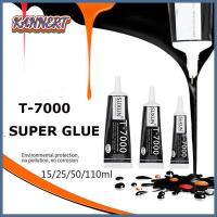 KANNERT 15/25/50/110ml ใหม่ ของเหลวสีดำ แบบพกพา ใช้ได้จริง กาว กาว T-7000 เครื่องมือซ่อม อีพอกซีเรซิน