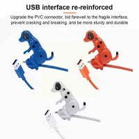 ஐ▥ Funny Humping Dog Fast Charger Cable Charging Line Cute Fast Charging Power Date Cable for iPhone Micro USB Type-C Z8G0