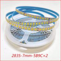 5meters 2835-7mm-5B9C×2 180D 3Colors Constant Current LED Strip 18W×2/Meter with 3000K 6500K LED Ribbon