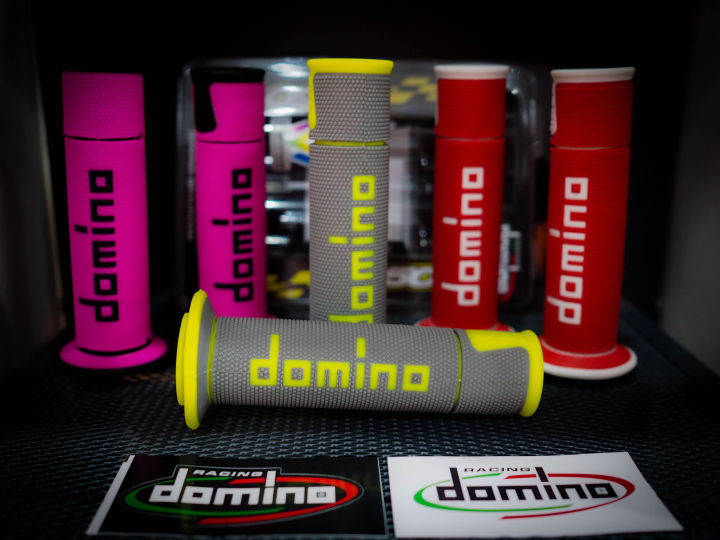 ปลอกแฮนด์-domino-รุ่น-a450-แท้-อิตาลี-ใส่ได้ทุกรุ่น-ใส่ตุ้มปลายแฮนด์ได้-แท้100