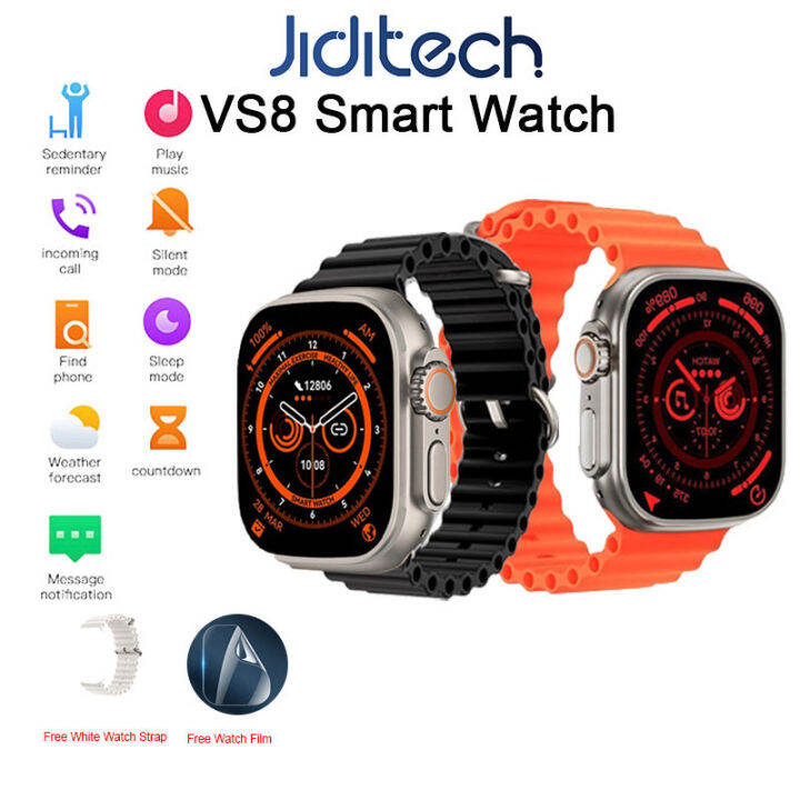 Jiditech Vs8 Ultra Max Smart Watch Thermometer Gps Track Bluetooth Jiditech Vs8 Ultra Max Smart Watch Thermometer Gps Track Bluetooth