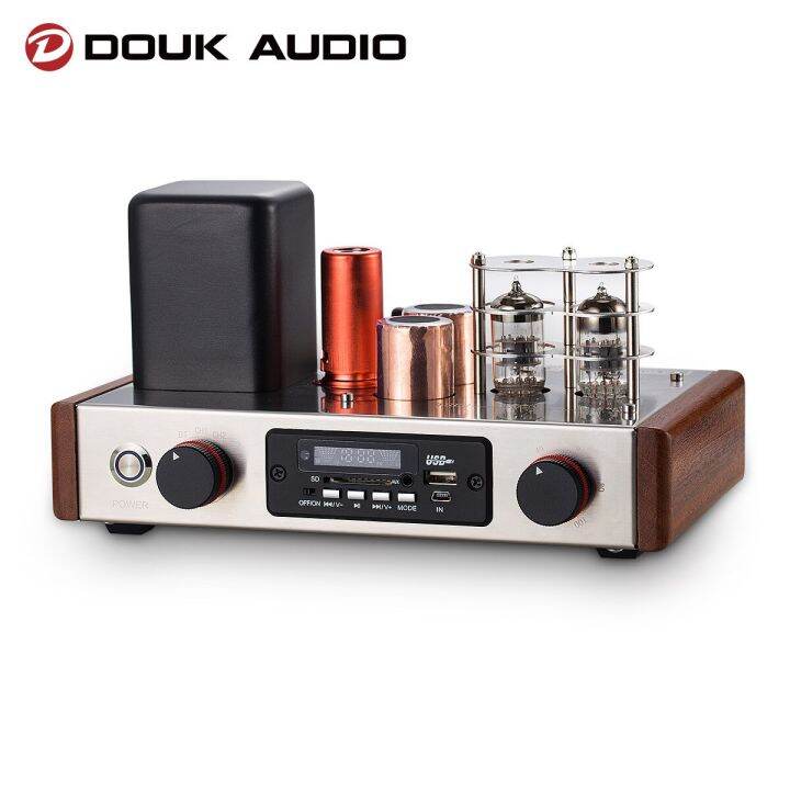 Douk Audio Hifi Vacuum Tube Preamp Bluetooth Stereo Receiver Class A