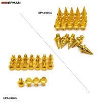 EPMAN -25pcs/lot Plastic Rim Lip Replacement Spike Wheel Rivets / Nuts For Wheel Cap Lip EPAS056-AF EPAS066-AF Nails  Screws Fasteners