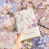MINKYS New Arrival A5A6 Sakura Flower PU Diary Journal Notebook Planner Agenda Bullet Book Kids Birthday Gift School Stationery