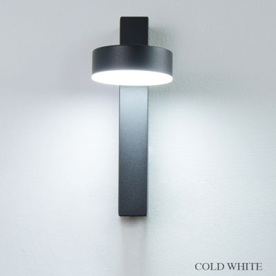 LED wall lamp with switch 7W 9W bedroom living room Nordic modern wall light aisle study reading sconce white black wall lamps