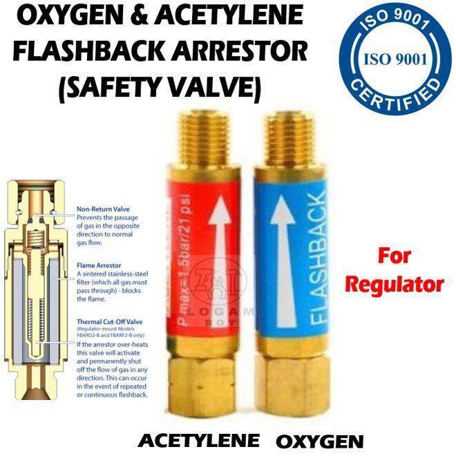 Flashback Arrestor Safety Valve Oxygen Acetylene Non Return Valve