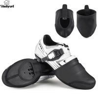 Studyset IN stock 1 Pair Cycling Shoe Toe Cover Thick Warm Winter Windproof Half Palm Self-locking Shoe Covers Bicycle Riding Parts