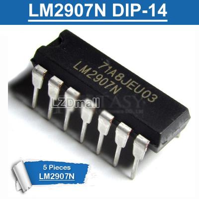 5ชิ้นจุ่ม LM2907N-14 LM2907 DIP14วงจรรวม LM2907N แบบจุ่มใหม่ดั้งเดิม